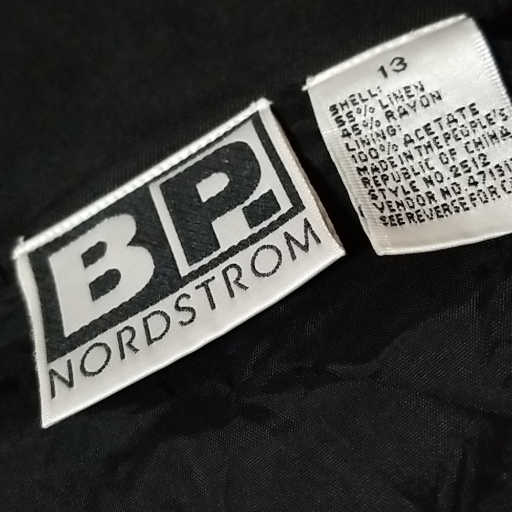 LastChance-BP NORDSTROM Black Sheath Dress/LBD-13 Junior - Picture 4 of 4